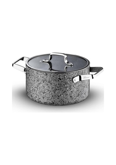 Brioni Stone-age Çizilmez Yanmaz Yapışmaz Indüksiyonlu 24 Cm Derin Tencere 12v