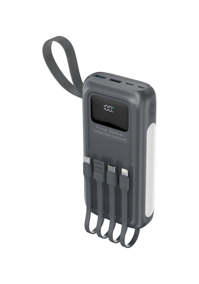 Nettech Nt-pw39 22.5w 20000 Mah Taşınabilir Powerbank - Gri Gri