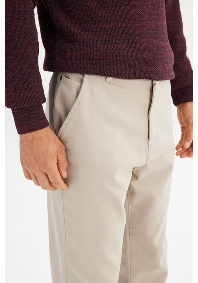 Lee Pamuklu Regular Fit Erkek Chino Pantolon Lm0400001614 Bej