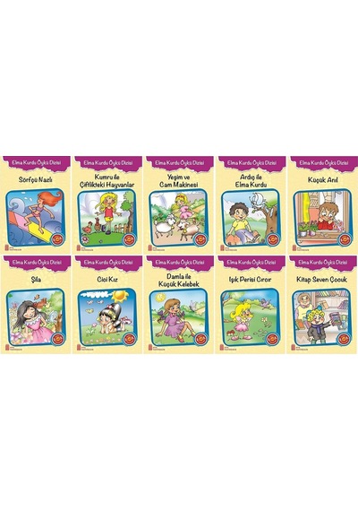3.sınıf Okumayı Sevdiren Renkli Resimli Hikayeler 6 - 10 Kitap