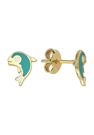 Goldkupe 14 Ayar Altın Balık Küpe 0,93 Gr-927