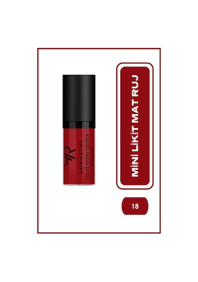 Likit Mini Mat Ruj - Longstay Liquid Matte Lipstick No: 18 8691190870188