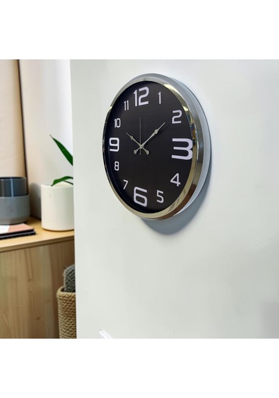 Krom Modern Edge 52 X 52 Cm Duvar Saati