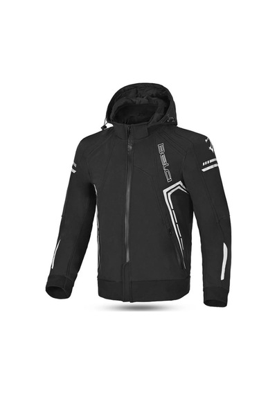 Bela Chaqueta Breeze Erkek Motosiklet Mont L Beden Siyah / Gri