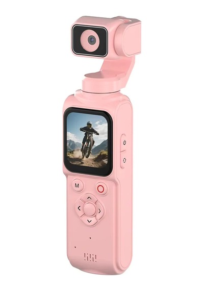 4k Ultra Hd Profesyonel Aksiyon Kamerası Pambe Vlog Kamera, 330 Dönebilir, Yüz Takibi, Dokunmatik
