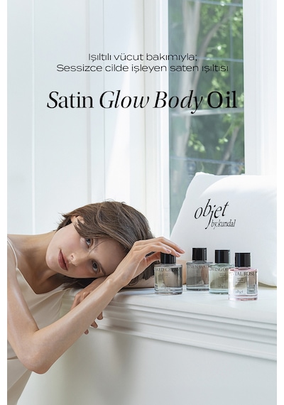 Yapışkanlık Hissi Bırakmayan Saten Bitişli Vücut Yağı Kundal Satın Glow Body Oil Glowing Orchard