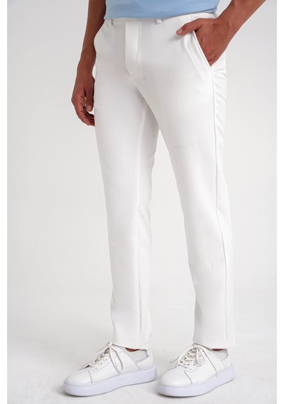 Efor P 1195 Pantolon Comfort Beyaz Kanvas Beyaz