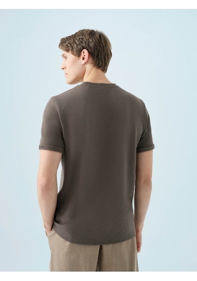 Loft Regular Fit Haki Erkek T-shirt Lf2039564 Haki
