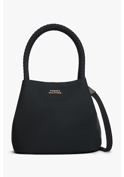 Tommy Hilfiger Th Marına Bucket Nylon Kadın Siyah Çanta - Aw0aw18831