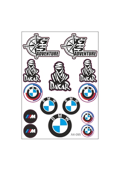 Bmw Motosiklet Sticker Seti