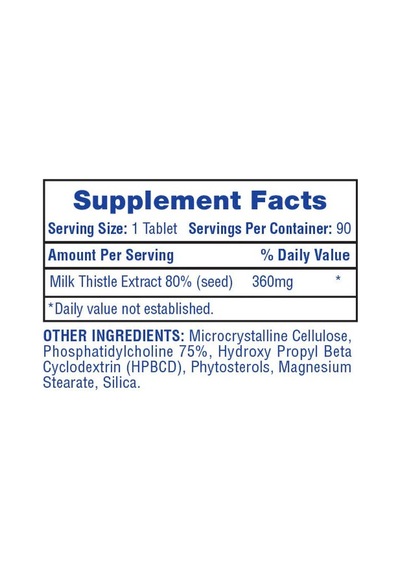 Hitech Milk Thistle For Liver Silymarin Deve Dikeni Support 90 Tablet