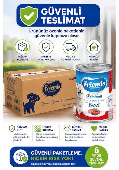 Premium Dana Etli Yetişkin Köpek Konservesi 12 X 400 Gr Chunk Special