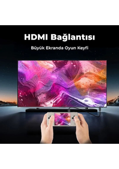 Rg28xx Gri Retro El Oyun Konsolu 32 Gb - 2.83 İnç Oca Ips Ekran H700 İşlemci Hdmı Çıkışlı 3100 Mah Batarya Psp, Ps1, Dc Destekli
