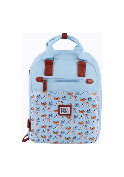 Biggdesign Dogs Laptop Sırt Çantası Mavi