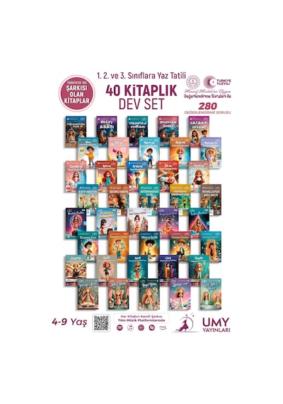 40 Kitaplık 7 Hikaye serisi - 1. Sınıf ve 2. Sınıf Hikaye Kitapları Seti