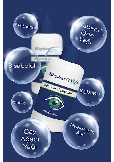 Tto Blepharitto Göz Çevresi Bakım Şampuanı 125 Ml