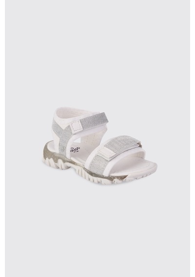 Panço Kız Bebek Beyaz Sandalet 2612gb10020