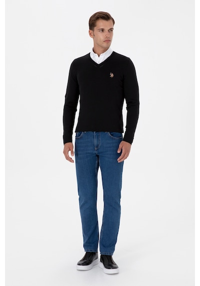 U.S. Polo Assn. Erkek Siyah Basic Kazak 50307778-VR046