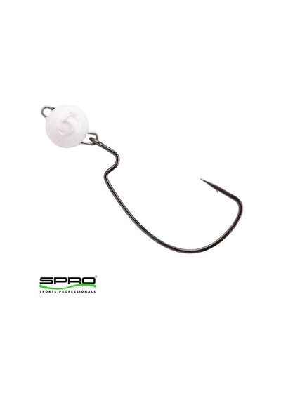 Spro Rigged Bottom Jig Glow 10g 2/0 1/2