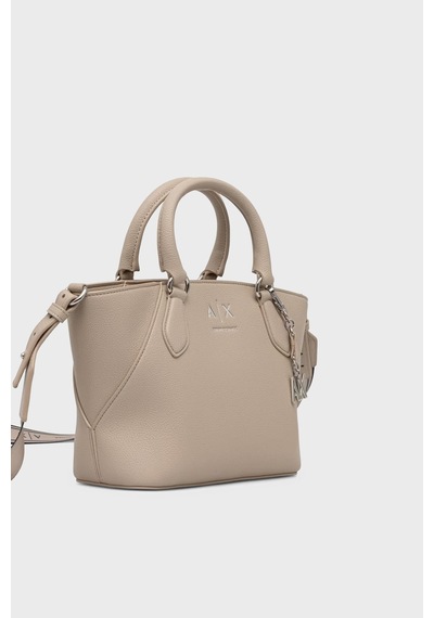 Armani Exchange Logolu Çıkarılabilir Askılı Çanta Kadın Çanta Xw003143 Af26569 U6208 Ekru