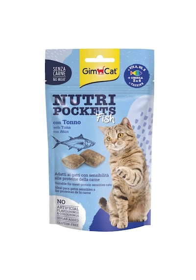 Gimcat Nutri Pockets Fish With Tuna 60 G