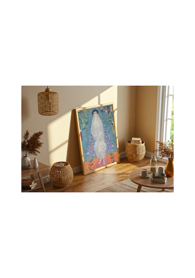 Modern Sanat Klimt Elisabeth Lederer Portresi Çerçevesiz Poster 21x30 Cm A4 Tablo Modern Sanat