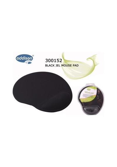 Addison 300152 Siyah Mouse Pad Bilek Destekli