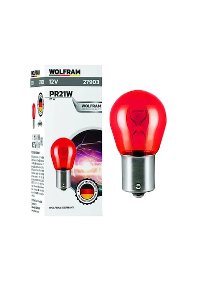 Ampul Pr21w 12v 21w 93 Kırmızı Yakın Tırnak Garantisi Yoktur 1