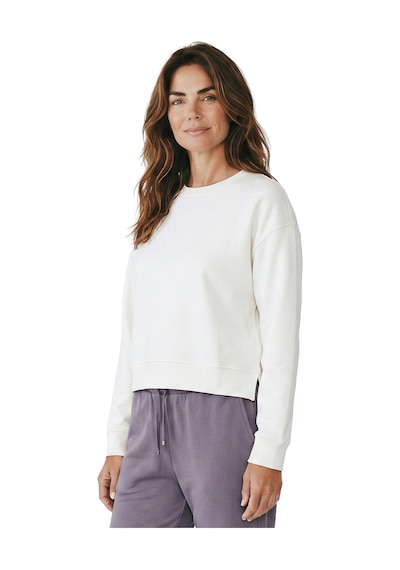 Sportive Cleo Kadın Beyaz Günlük Stil Sweatshirt 26yk0008-kbyz