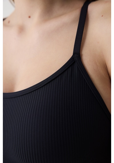 Penti Ribbed Micro Bonding Siyah Üst