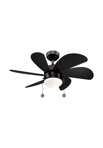 Westinghouse Turbo Swirl 76 Cm Titanyum Tavan Vantilatörü, Led Uyumlu, Iç Mekan Siyah