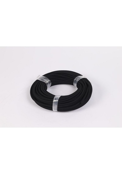 Kauçuk Örgülü Siyah Gaz Hortumu 5 X 8 Mm 25 Metre