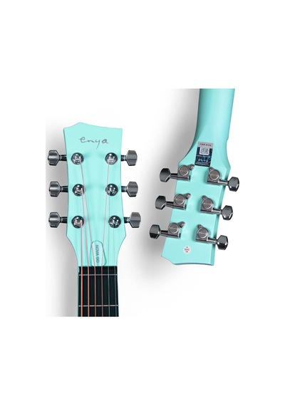 Enya Nova Go Bl Mavi Renk Akustik Gitar