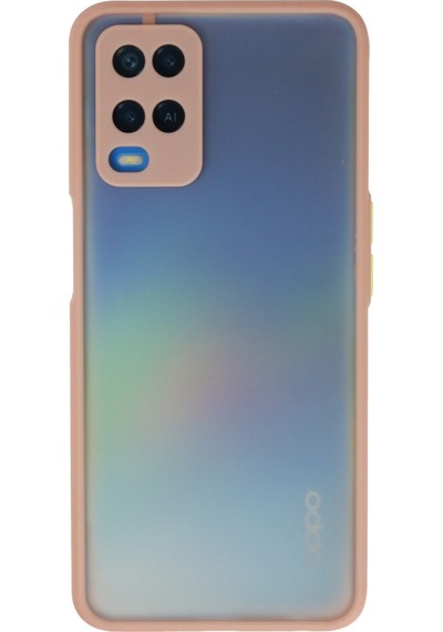 Oppo A54 4g Uyumlu Kılıf Montreal Silikon Kapak - Pembe