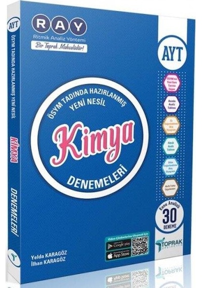 Toprak Yayınları Ayt Kimya 30'lu Deneme 2021-2022