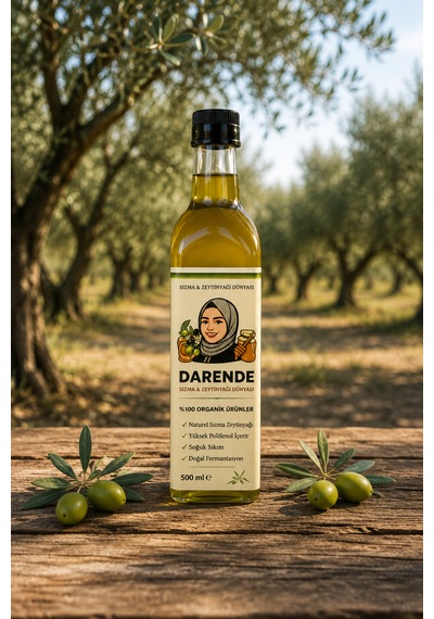 Naturel Sızma Zeytinyağı 500 Ml Soğuk Sıkım Organik Ürün