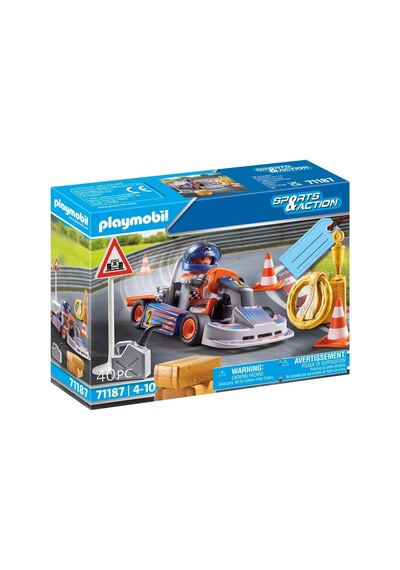 Playmobil Yarış Arabası Ve Yarışçı Figürü 71187 40 Parça