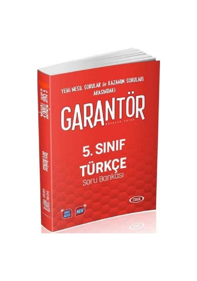 Data Yayınları 5. Sınıf Türkçe Garantör Soru Bankası (547921466)