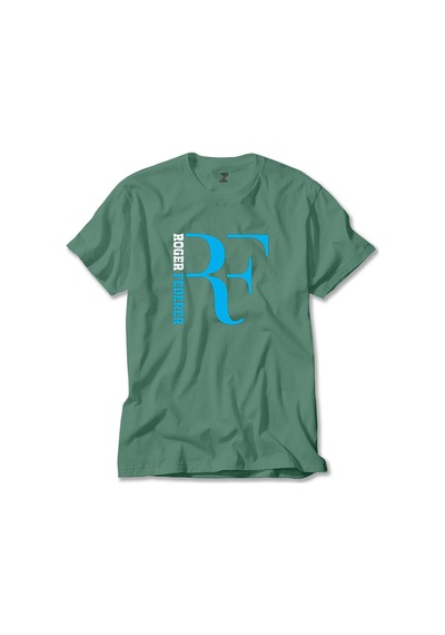 Roger Federer Blue Logo Lacivert Tişört