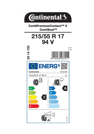 Continental 215/55R17 94V Pc5 Cs Yaz Lastiği 2025