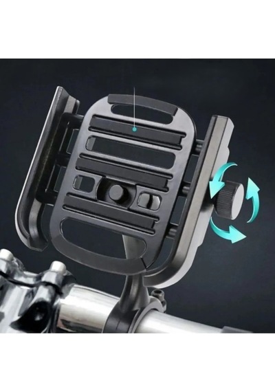 Metal Gidon Bağlantılı Motorsiklet Bisiklet Scooter Telefon Tutucu Navigasyon Tutacağı