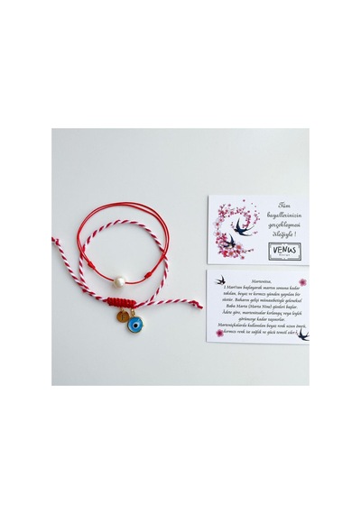 Marteniçka Bileklik Koyu Kırmızı 24790419