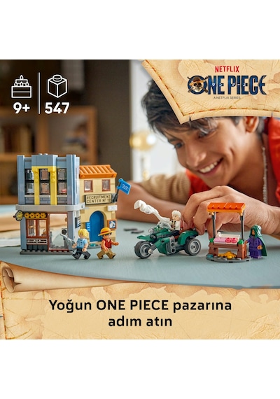 LEGO® ONE PIECE Kaptan Smoker ile Karşılaşma 75642 - 9 Yaş ve Üzeri Çocuklar için Minifigür İçeren Oyuncak Yapım Seti (547 Parça)