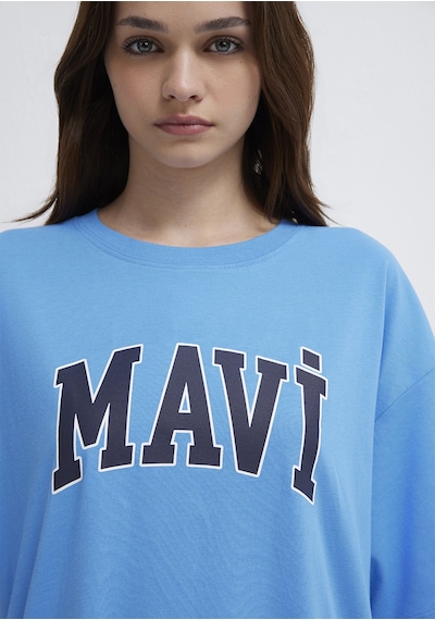 Mavi - Mavi Logo Baskılı Mavi Tişört 1600843-91478 Mavi Mavi - Mavi Logo Baskılı Mavi Tişört 1600843-91478 Mavi