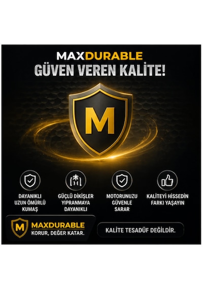 Bajaj Dominar 400 Motosiklet Brandası Su Geçirmez 4 Mevsim Boya Dostu Motor Brandası + Taşıma Çantalı