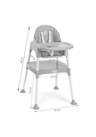 Wellgro Pretty 3İn1 Çalışma Masalı Mama Sandalyesi