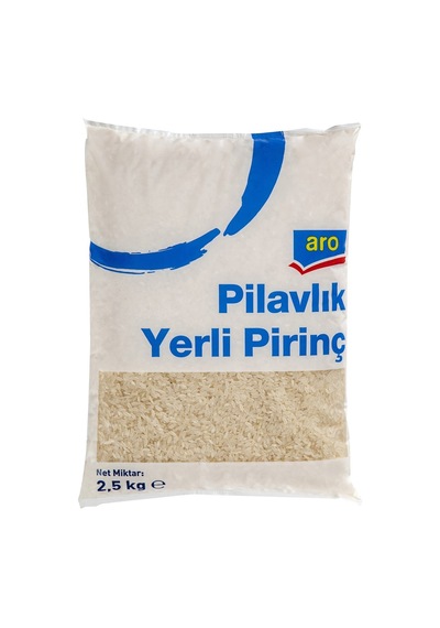 Aro Pilavlık Pirinç 2,5 Kg - İri Taneli, Tane Tane Ayrılan Pilavlık Pirinç 3'li Ekonomik Paket Tarı