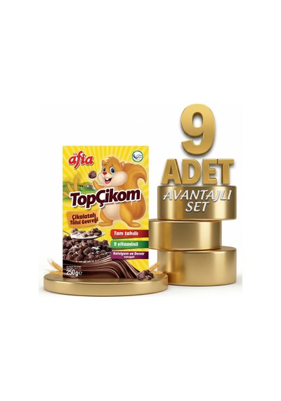 Afia Topçikom Çiko Tahıl Gevreği 9x250 Gr