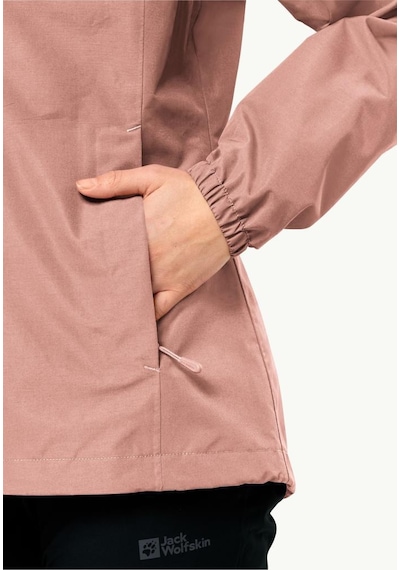 Jack Wolfskin 1111202 2919 Stormy Point 2l Jkt W Rose Dawn Kadın Outdoor Ceket Pembe