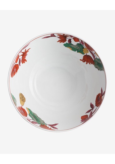 Yeşil Porselen Servis Kasesi 24 Cm